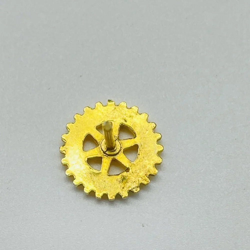 Vintage Rotary International Tie Tack Chain Lapel Pin